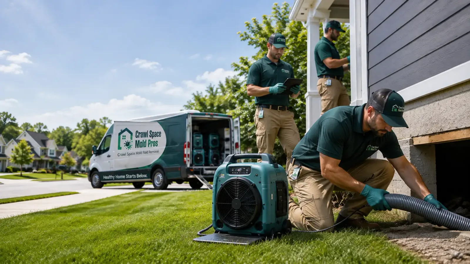 Crawl Space Mold Removal in Dunellen, NJ